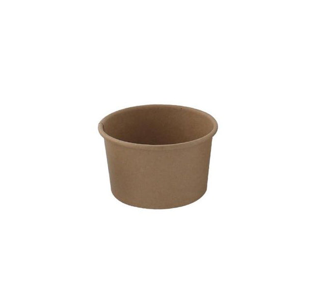 Sosiere kraft din carton 60 ml, 100 buc/set