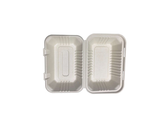 Caserole BIO cu capac din trestie de zahar, 2 compartimente, 1.000 ml, 50 buc/set
d