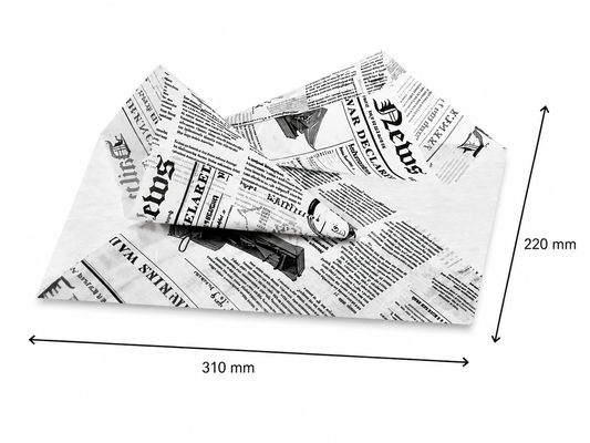 Con antigrasime print ziar 310x220mm h220mm 660mm