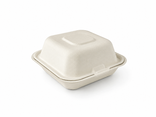 Caserole hamburger mic BIO trestie zahăr 12.5x12.5 cm