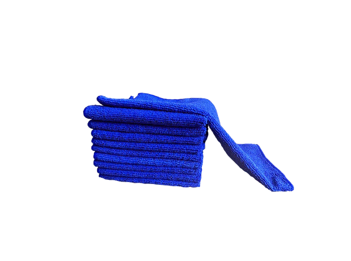 Lavete microfibra 30 x 30 cm, 4 culorim, vrac in punga transparenta, 10 buc/set