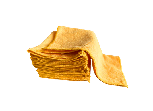 Lavete microfibra 30 x 30 cm, 4 culorim, vrac in punga transparenta, 10 buc/set