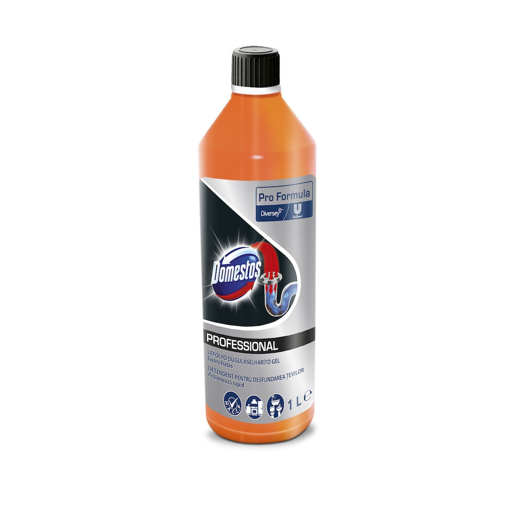 Domestos Professional gel pentru desfundat tevi, 1L