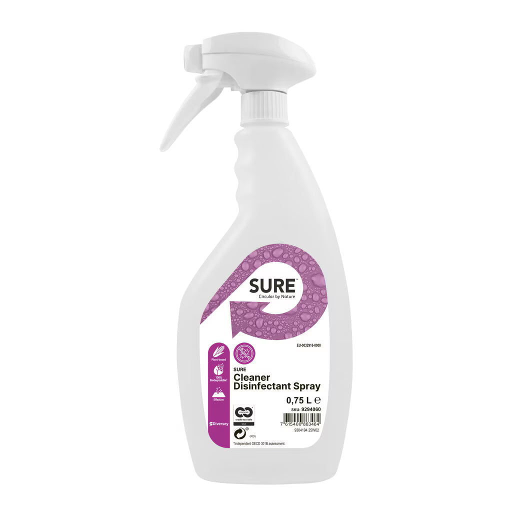 Sure detergent dezinfectant gata de utilizare, 750ml