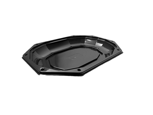 Platouri negre 32 CM, 50 buc/set