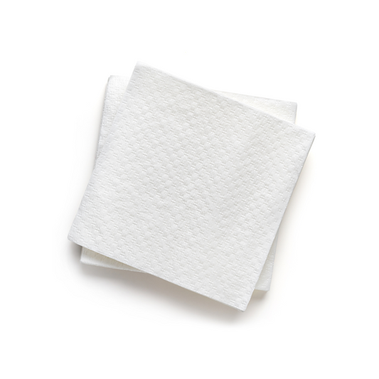 Servetele albe, 2 straturi, 33 x 33 cm