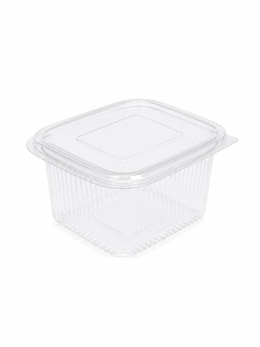 Caserole din PP, transparente cu capac atasat, 500 CC, 100 buc/set