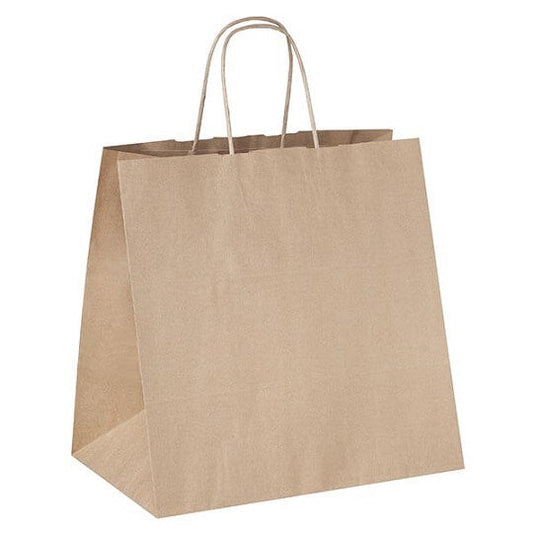 Pungă hârtie reciclată 26×17×28 cm, mâner șnur