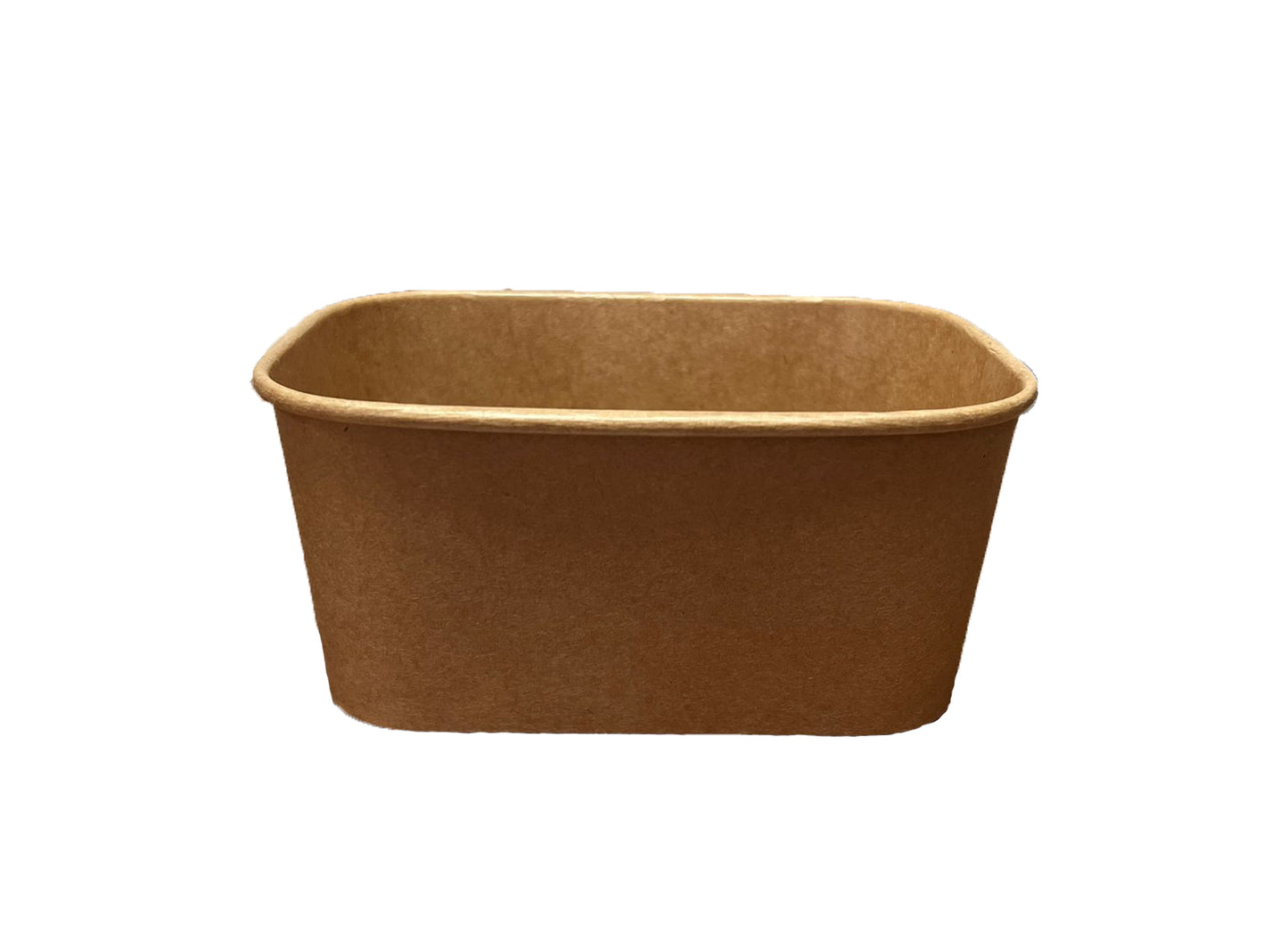 Boluri carton rectangulare kraft catering 168 x 122 x 77 mm, 1000 ml, 50 buc/set