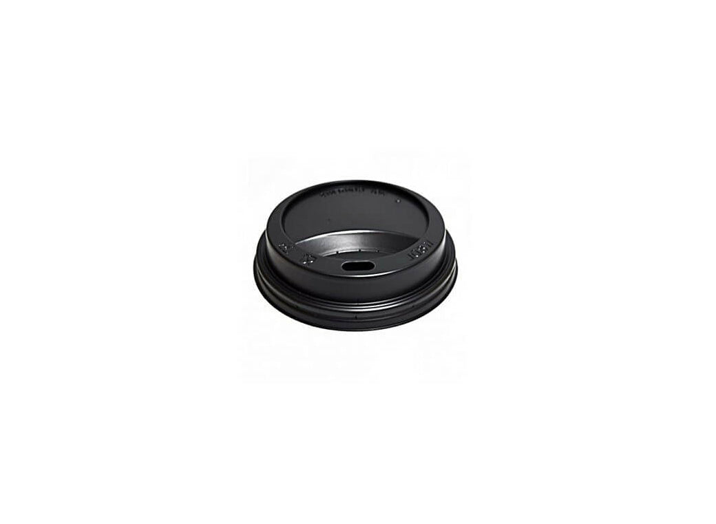 Capace negre pentru pahare de 7 oz, 100 buc/set