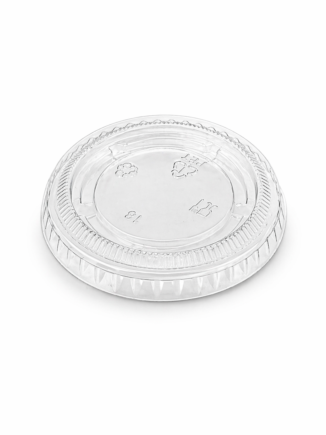 Capace plate pentru sosiere 60/120 ml si natur 100 ml, 100 buc/set