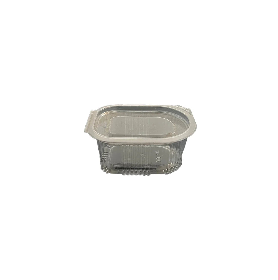 Sosiere ovale cu capac atasat DIVERSE DIMENSIUNI, 30, 50 sau 80cc, 100 buc/set