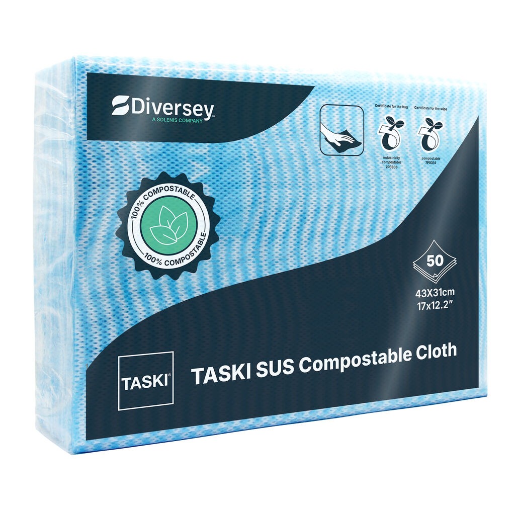 Lavete albastre de curatare, 50 buc/set
