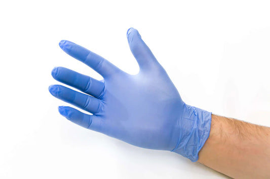 Manusi din nitril negre si albastre XS, S, M, L, XL, 100 buc/set