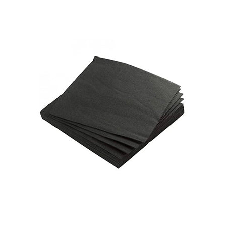 Servetele negre, 2 straturi, 24 x 24 cm, 50 buc/pachet
