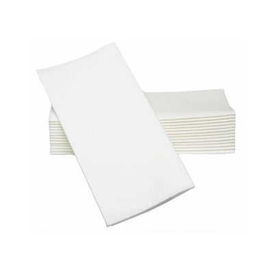 Servetele albe, 2 straturi, 33 x 33 cm, 1/8, 100 buc/pachet