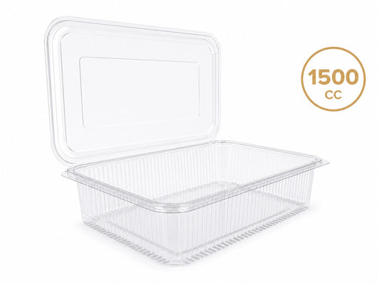 CASEROLA PLASTIC 1500CC PREMIUM, 50BUC/SET