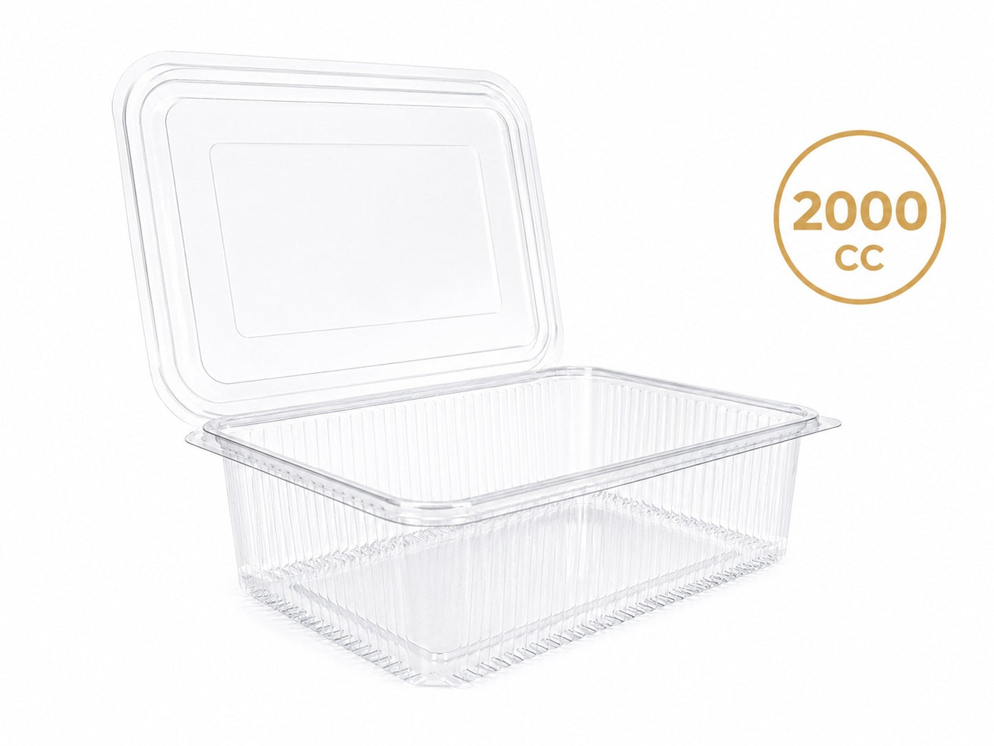 CASEROLE PLASTIC 2000CC PREMIUM, 50BUC/SET
