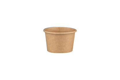 Sosiere/cupe din carton natur 60 ml, 100 buc/set