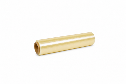 Folie stretch alimentara galbena, 45cm latime