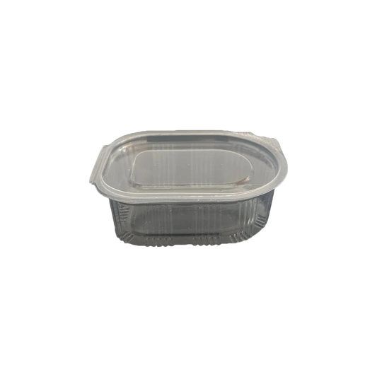 Sosiere ovale cu capac atasat , 50ml, 100 buc/set