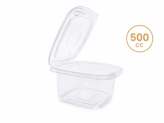 CASEROLE PLASTIC 500CC PREMIUM, 100BUC/SET