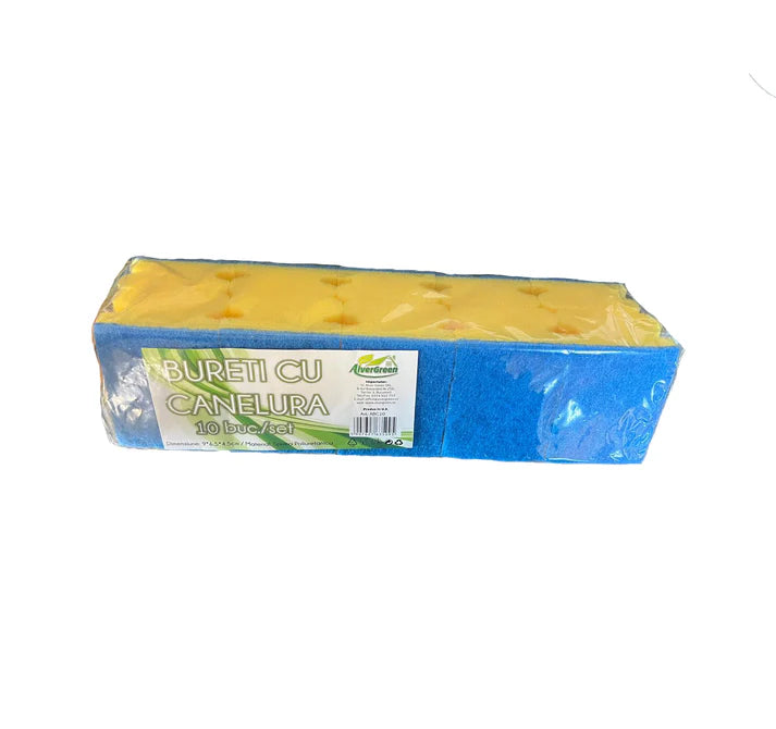 Bureti cu canelura, 10 buc/set