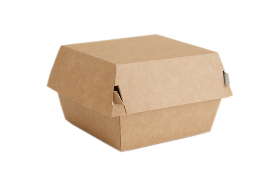Cutii carton natur medii pentru burger