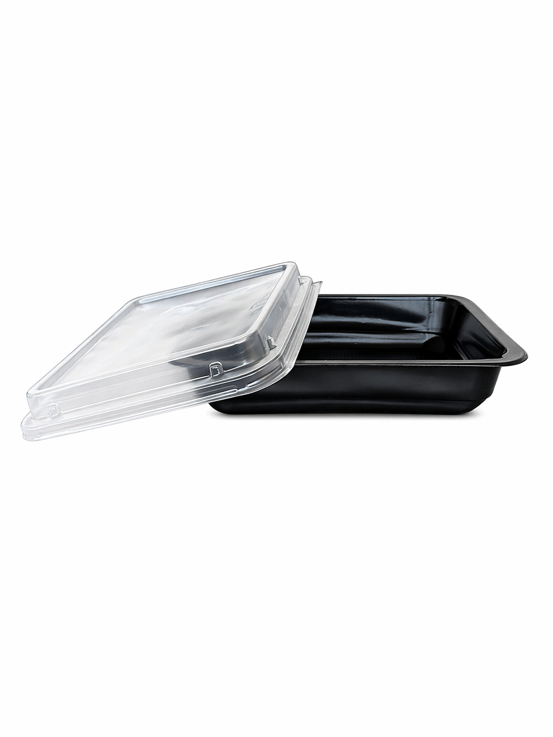 Caserole negre TERMO din PP, 1 compartiment, 227*178*45 mm, 50 buc/set