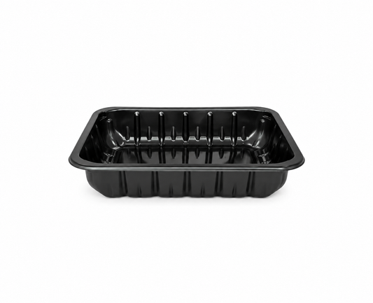 Caserole negre termo, 187*137*37 mm, 50 buc/set