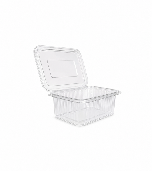 Caserole din PP, transparente cu capac atasat, 1000 CC, 50 buc/set