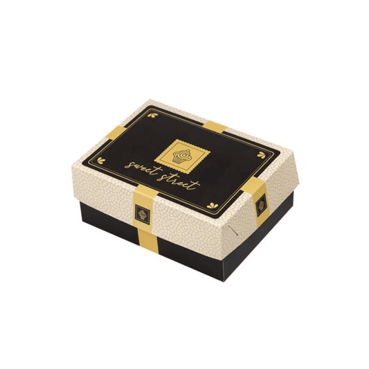 Cutii carton prajituri 19 x 14,5 x H 8 cm, 10 kg/set