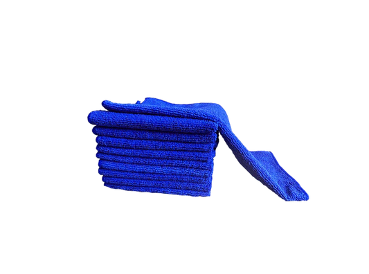 Lavete microfibra 40 x 40 cm, 4 culori, vrac in punga transparenta, 10 buc/set