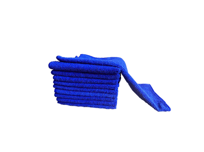 Lavete microfibra 30 x 30 cm, 4 culorim, vrac in punga transparenta, 10 buc/set