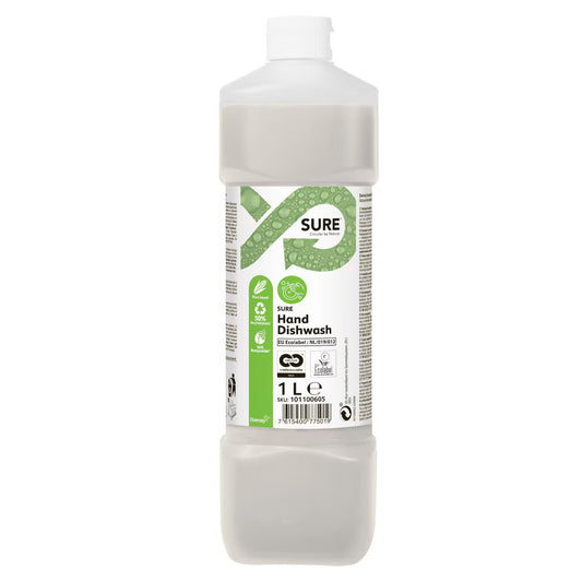Sure detergent pentru spălarea manuală a vaselor 1L