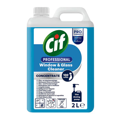 Cif detergent pentru geamuri , concentrat, 2L