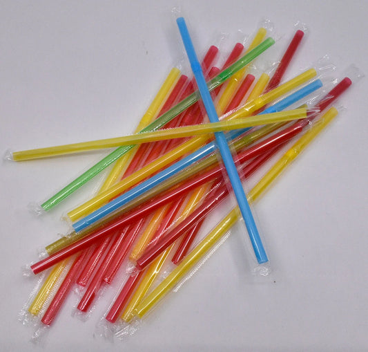 Paie reutilizabile color, ambalate individual, 1000buc/set