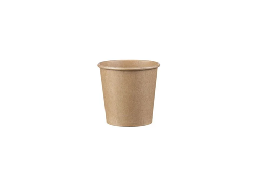 Pahare din carton kraft 4 oz, 50 buc/set