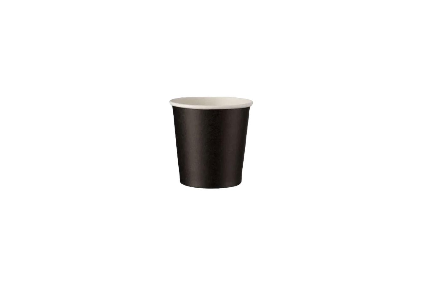 Pahare de carton negre 4 oz, 50 buc/set