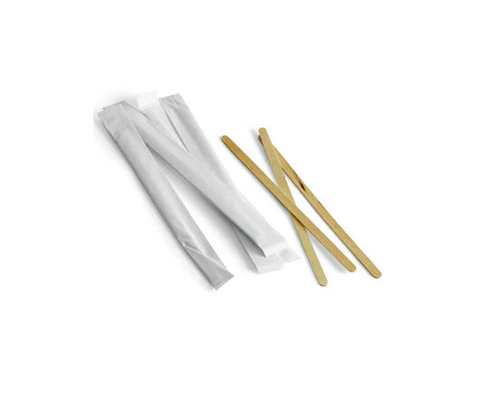 Paletine de lemn ambalate individual, 14 cm, 1000 buc/set