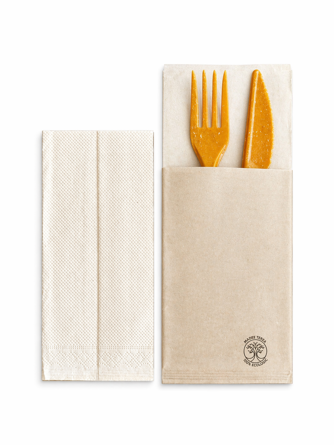 Plic tacamuri cu servetel 38*38, 100BUC/SET