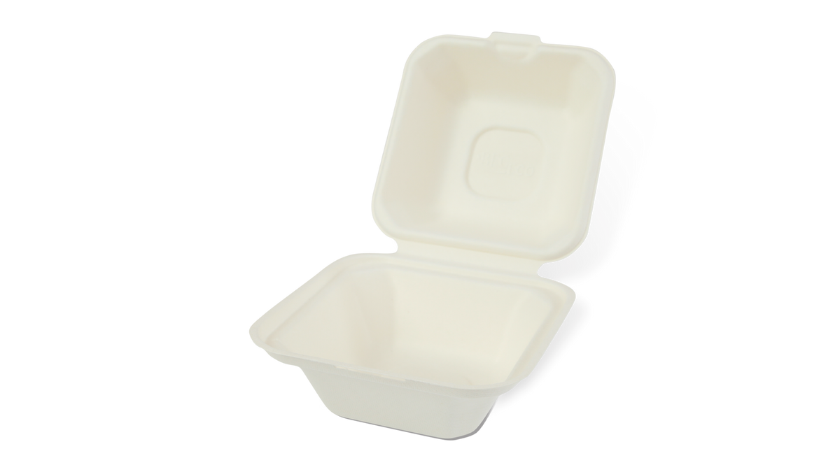 Caserole hamburger mic BIO trestie zahăr 12.5x12.5 cm