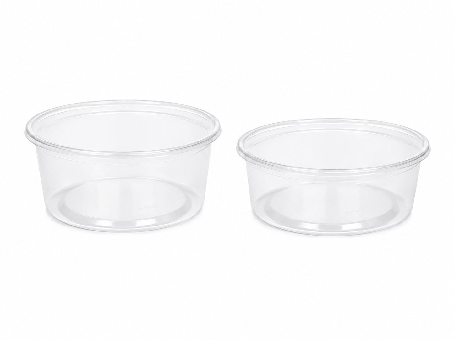 CASEROLE TRANSPARENTE ROTUNDE DIN PP , 200CC