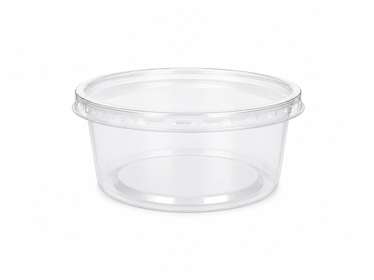 CASEROLE TRANSPARENTE ROTUNDE DIN PP , 250CC
