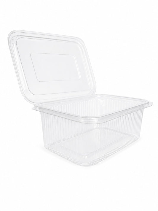 Caserole din PP, transparente cu capac atasat, 1000 CC, 50 buc/set
