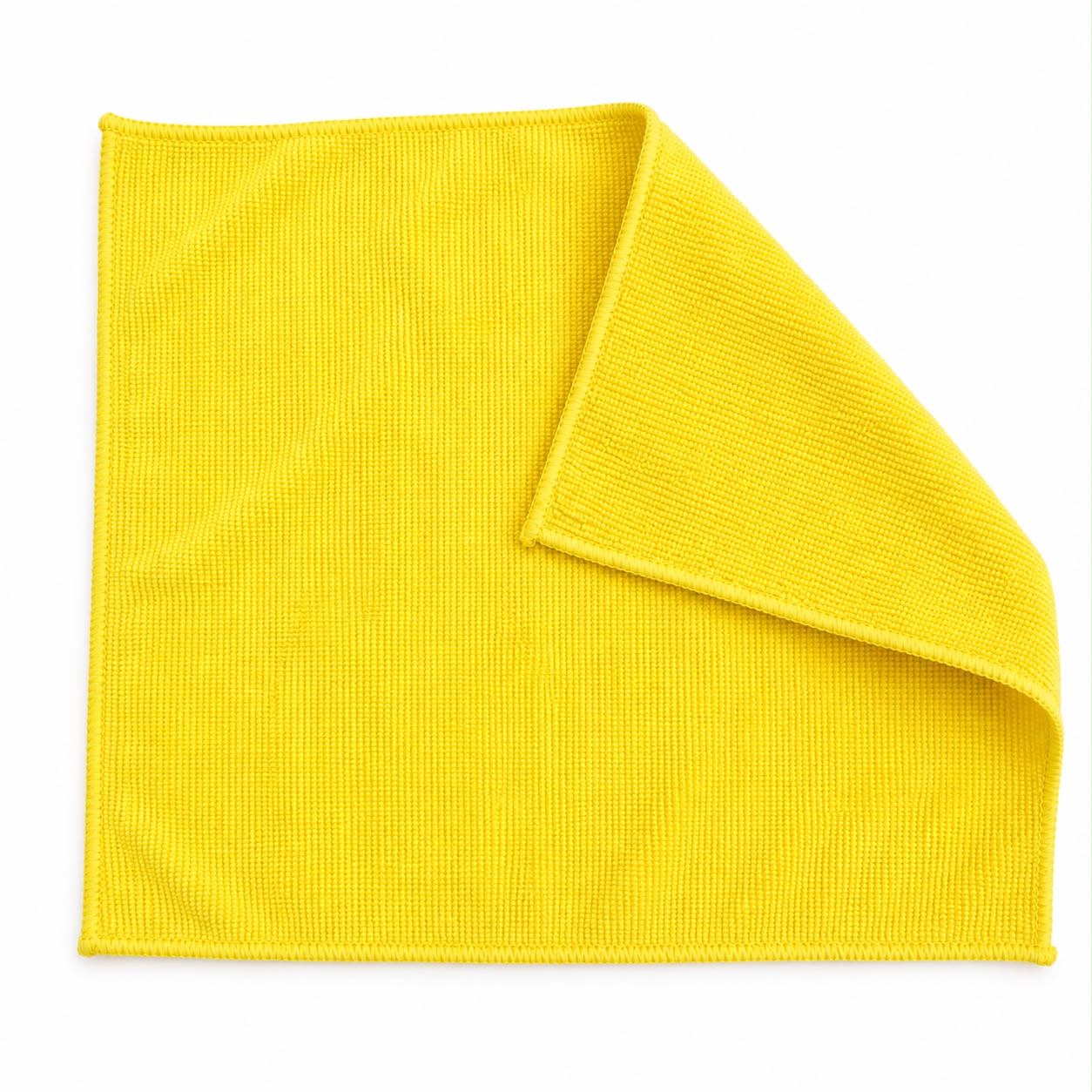 Lavetă microfibră galbenă, 40 × 40 cm, 1 buc/set folie