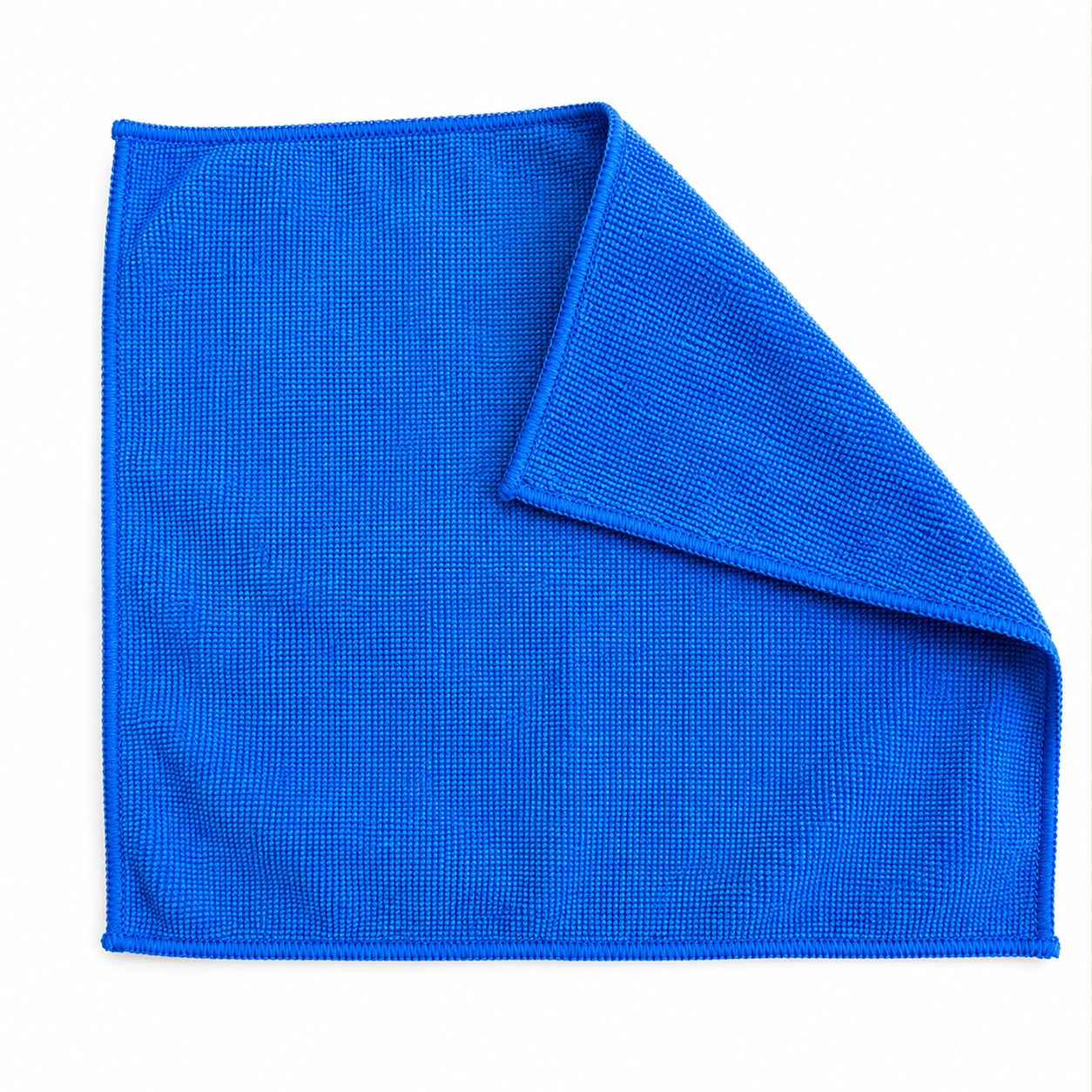 Lavetă microfibră albastră, 40 × 40 cm, 1 buc/set folie