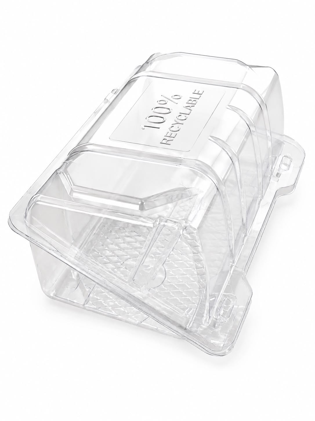 Cutii de patiserie transparente cu capac 185 × 273 mm, H 77 mm