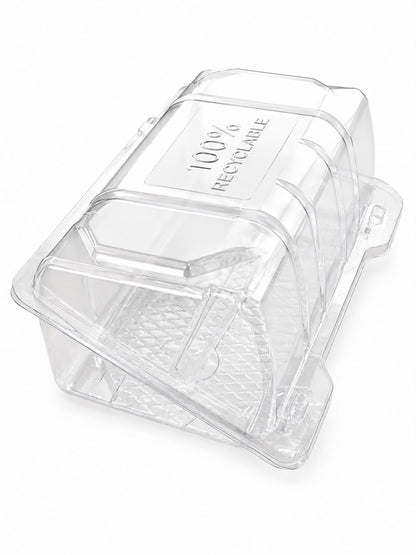 Cutii de patiserie transparente cu capac 185 × 273 mm, H 77 mm