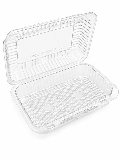 Cutii de patiserie transparente cu capac 240 × 170 mm, H 35 + 35 mm
